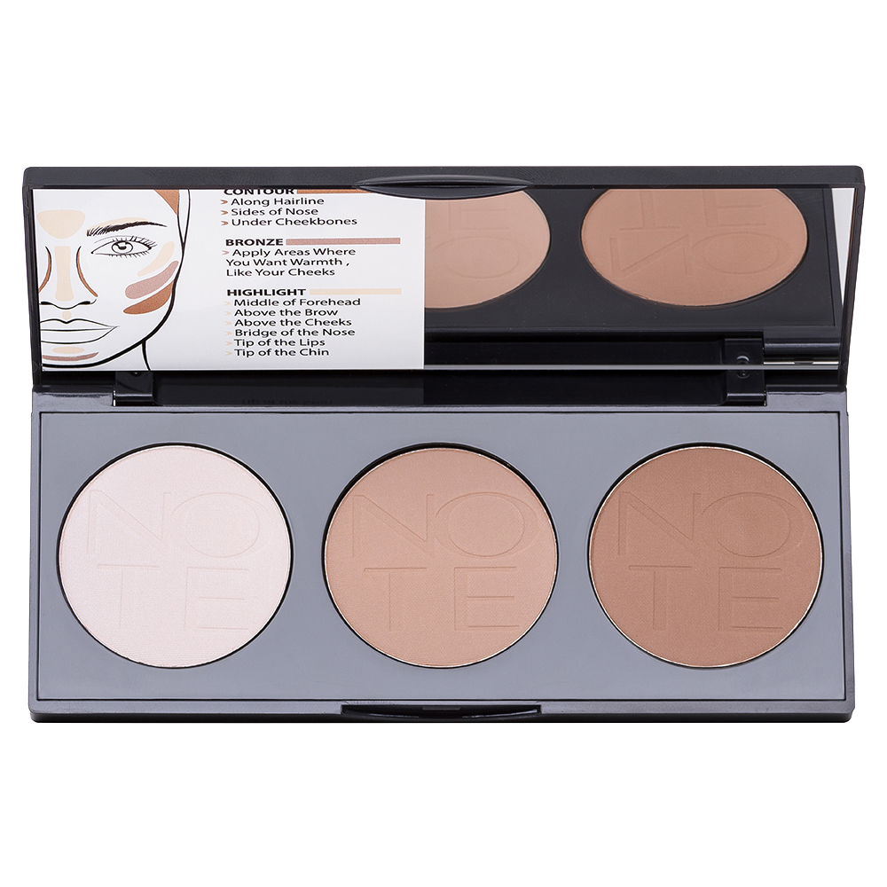 6 color contour powder palette